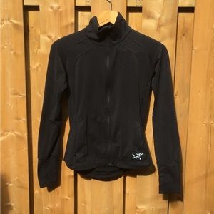 Arc'teryx Black Full-Zip Women's Technical Hoodie